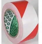 Bodenmarkierungsband F33 PVC rot/wei&szlig; L.33m B.50mm Rl.IKS 36 St&uuml;ck