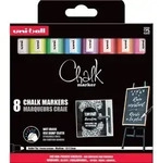 uni-ball Kreidemarker Chalk marker PWE5M/8 PF, 8er Etui