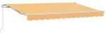 vidaXL Einziehbare Markise Sand 3,5 x 2,5 m