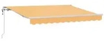 vidaXL Einziehbare Markise Sand 500 x 300 cm