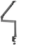 Mikrofon Halterung St&auml;nder Aluminium Schwarz HPMIC-1AL