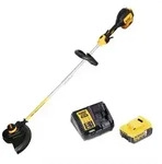 Dewalt DCM 561 PBS Akku Rasentrimmer 18V Brushless + 1x Akku 5,0Ah + Ladeger&auml;t