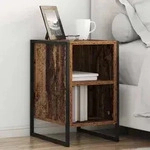 vidaXL Nachttisch 2 pcs Altholz 39,5 x 30 x 50 cm Holzwerkstoff