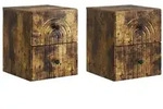 vidaXL Wandmontierter Nachttisch 2 pcs Ger&auml;ucherte Eiche Holzwerkstoff
