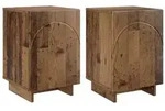 vidaXL Nachttisch 2 pcs Altholz 33,5 x 34,5 x 50 cm Holzwerkstoff