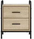 vidaXL Nachttisch Sonoma-Eiche 40 x 30 x 50 cm Holzwerkstoff