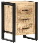 vidaXL Nachttisch 40x35x55 cm Mango Massivholz
