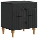 vidaXL Nachttisch Schwarz 43 x 34,5 x 48 cm Holzwerkstoff