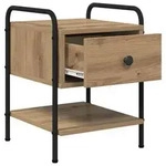 vidaXL Nachttisch Artisan-Eiche 35 x 36,5 x 47 cm Holzwerkstoff