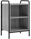 vidaXL Nachttisch Sonoma-Grau 40 x 30 x 60 cm Holzwerkstoff