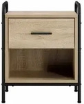 vidaXL Nachttisch Sonoma-Eiche 40 x 30 x 50 cm Holzwerkstoff