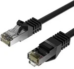 Flexline RJ45 Netzwerkkabel, Cat. 7, S/FTP, PUR, schleppkettentauglich, schwarz