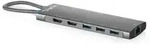 DIGITUS USB-C Docking Station, 11-Port, 2x HDMI, USB, RJ455