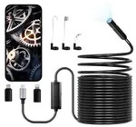 VEVOR Endoskopkamera mit 15 m langem Kabel, 1920P HD-Inspektionskamera f&uuml;r...