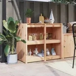 vidaXL Outdoor-K&uuml;chenschrank 106x55x92 cm Massivholz Kiefer