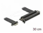Delock Riser Karte PCI Express 3.0 x1 Stecker zu x16 Slot mit Kabel 30 cm