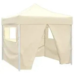 vidaXL Party-Zelt Creme 291 x 291 x 315 cm Oxford-Stoff