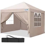Quictent Faltpavillon 2x2m wasserdicht | Partyzelt, Gartenpavillon, mit