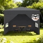 Aufun Pop Up Pavillon 2.5x2.5m Wasserdicht Gartenpavillon, UV Schutz...