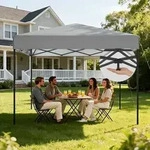 Aufun Pop Up Pavillon 3x3m Wasserdicht Winterfest Stabil, UV Schutz Faltpavillon