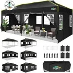 COBIZI Faltpavillon 3x6 Pavillon wasserdicht Winterfest,