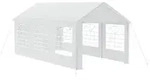 FIVMEN Pavillon Partyzelt 3x6 m mit 4 Abnehmbaren Seitenw&auml;nden Wasserdicht...