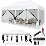 COBIZI Faltpavillon 3x6 Wasserdicht Stabil, Partyzelt Faltbar mit 6...