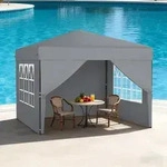 FIVMEN Pavillon 3x3 Wasserdicht Stabil Winterfest One-Touch Pop Up Faltpavillon