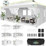 COBIZI Faltpavillon 3x6 Pavillon wasserdicht Winterfest,