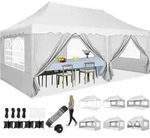 HOTEEL Faltpavillon 3x6 Pavillon Wasserdicht Stabil Partyzelt Faltbar, Faltzelt...