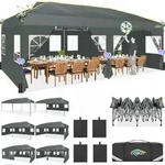 COBIZI Faltpavillon 3x6 Pavillon wasserdicht Winterfest, Pop Up Pavillon Klappbar 3x6