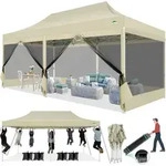 COBIZI Pavillon 3x6m Faltpavillon 3x6m Wasserdicht Stabil, Pop up Pavillon...
