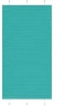 vidaXL Plissee Petrolgr&uuml;n 110x200 cm Stoffbreite 109,4 cm Polyester