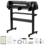 VEVOR Vinylschneidemaschine mit 87 cm max. Zufuhrbreite & Doppelklingen &