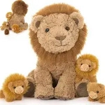 MorisMos L&ouml;we riesen Kuscheltier XXL,45cm sitzende L&ouml;wen Stofftier...
