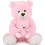 MorisMos gro&szlig;er Teddyb&auml;r 100cm mit kleinb&auml;r, weich Teddyb&auml;r gro&szlig; XXL,...