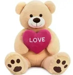 MorisMos 90cm riesen teddys mit Herz- i Love You, gro&szlig;er teddyb&auml;r XXL...