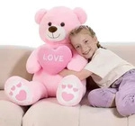 MorisMos 90cm riesen teddys mit Herz- i Love You, gro&szlig;er teddyb&auml;r XXL...
