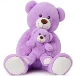 MorisMos gro&szlig;er Teddyb&auml;r 100cm mit kleinb&auml;r, weich Teddyb&auml;r gro&szlig; XXL,...