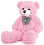 Pl&uuml;schb&auml;r XL Rosa Kuscheltier Stofftier Geschenkidee