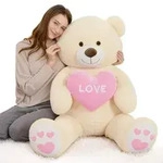 MorisMos riesen teddys mit Herz- i Love You, gro&szlig;er teddyb&auml;r XXL Kuscheltier,...
