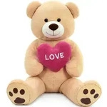 MorisMos 130cm riesen teddys mit Herz- i Love You, gro&szlig;er teddyb&auml;r XXL...