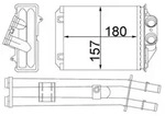 Mahle AH213000S W&auml;rmetauscher, Innenraumheizung