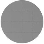 vidaXL Pool Bodenschutzmatte 16 stk. &Oslash; 235 cm Rund EVA-Schaum Grau