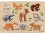 Gollnest & Kiesel GoKi Steckpuzzle Waldtiere