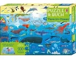 Puzzle & Buch: Tiere im Ozean