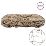 vidaXL Jute Pflanzenst&uuml;tznetz Natur 2 x 10 m 100% Tossa Jute