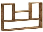 vidaXL Wandregal Altholz 100 x 17 x 60 cm Holzwerkstoff
