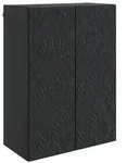 vidaXL Wandschrank Schwarz 66 x 34,5 x 90 cm Holzwerkstoff