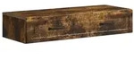 vidaXL Wandmontierter Beistelltisch Ger&auml;ucherte Eiche Holzwerkstoff